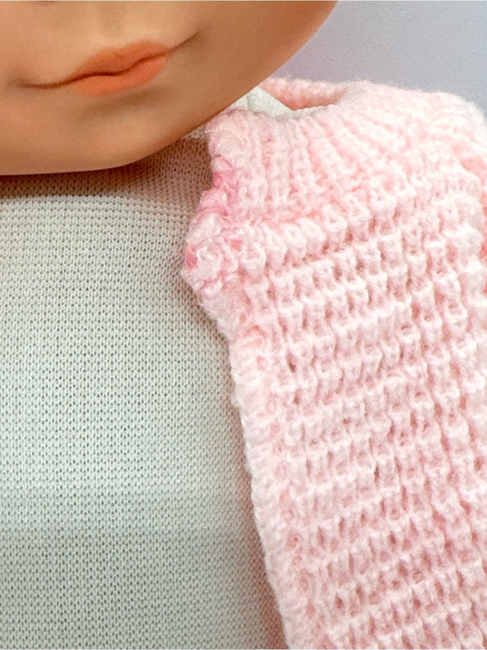 Vintage 1977 Fisher Price My Baby Beth #209 Doll Baby Toy with Pink Sweater READ - Picture 15 of 16